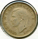 1944 Australia Silver Coin - One Shilling - King George VI - BX849