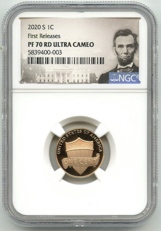 2020-S Lincoln Cent Penny NGC PF70 RD Ultra Cameo - First Releases - G169