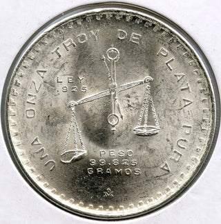 1979 Mexico Una Onza oz Silver Plata Pura Casa de Moneda Mexican -  C862