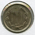 1867 3-Cent Nickel - Three Cents - DM546
