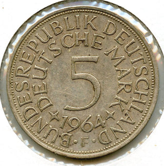 1964-F Germany Silver Coin 5 Mark - CA62