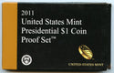 2011 Presidential Dollar 4-Coin Proof Set $1 United States US Mint OGP Box & COA