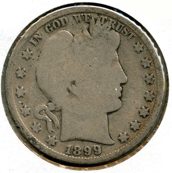 1899 Barber Silver Half Dollar - Philadelphia Mint - BQ846