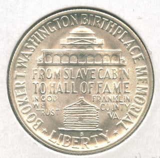 1946-P Silver Booker T Washington Commemorative Half Dollar 50C - ER967