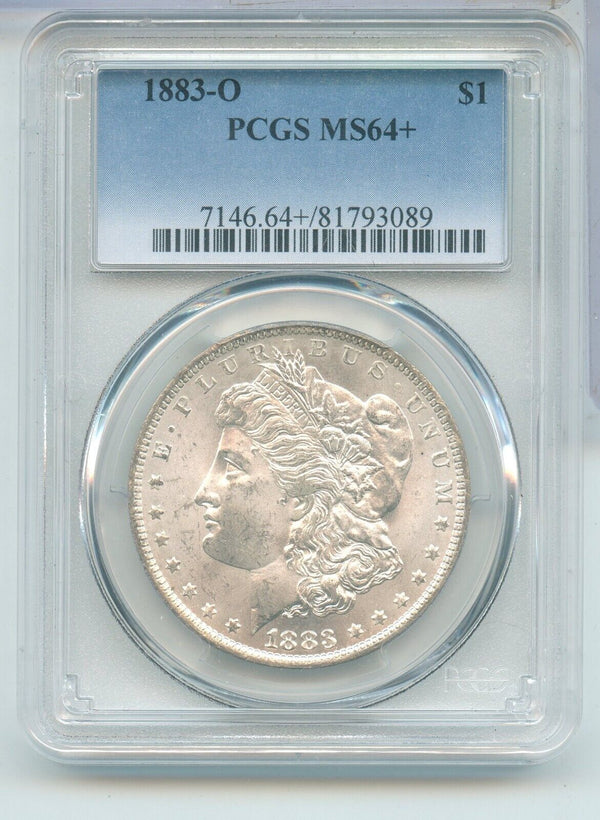 1883-O Morgan Silver Dollar PCGS MS64+ New Orleans Mint - ER817