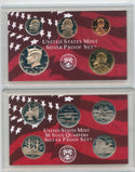 2001-S  Silver United States US Proof Set 10 Coin Set San Francisco Mint