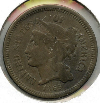 1865 3-Cent Nickel - Three Cents - C675