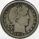 1912 Barber Silver Half Dollar - Philadelphia Mint - A658