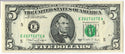 1988-A $5 Federal Reserve Note Fancy Serial Repeater Richmond Currency - JL585