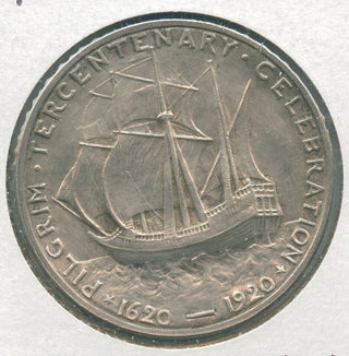 1920 Pilgrim Tercentenary Celebration Silver Half Dollar 50c Commemorative-KR201