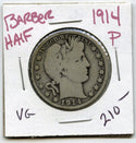 1914 Barber Silver Half Dollar - Philadelphia Mint - A673