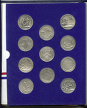 1973 America's First Medals By The U.S. Mint -11 Medals -DM269