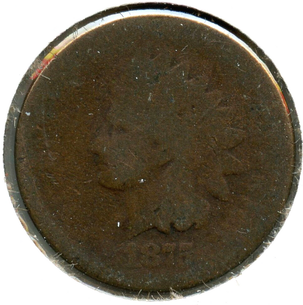 1875 Indian Head Cent Penny - United States - CC804
