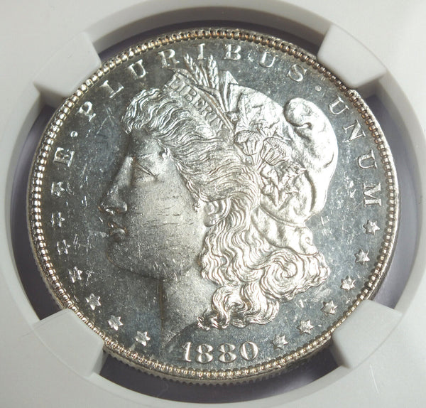 1880 Morgan Silver Dollar NGC MS62 DPL Certified - Philadelphia Mint - CA191