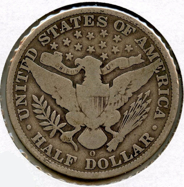 1908-O Barber Silver Half Dollar - New Orleans Mint - BQ917