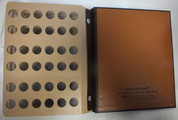 Dansco Lincoln Cents 1909- 1989 1C Used Coin Album 7 pages 7100 LH076