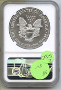 2020(P) American Eagle 1 oz Silver Dollar NGC MS69 Emergency Production - C560
