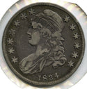 1834 Bust Silver Half Dollar - Small Date & Letters - A973