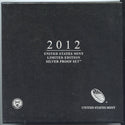 2012 Limited Edition Silver Proof Coin Set United States Mint OGP Eagle - G88