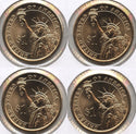2014-P Presidential Dollar 4-Coin Set - Harding Hoover Coolidge Roosevelt AS334