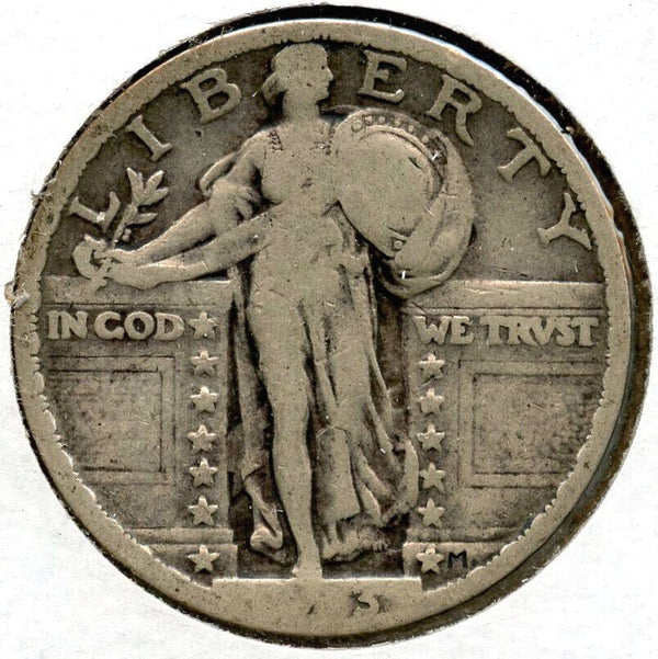 1923 Standing Liberty Silver Quarter - Philadelphia Mint - A182