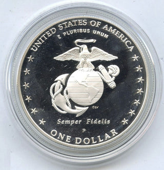 2005 Marine Corps 230th Anniversary Proof Silver Dollar US Mint OGP - 5C1 - C447