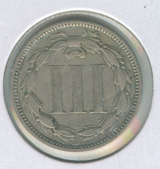 1870 P Three Cent Nickel 3C Philadelphia Mint - ER151