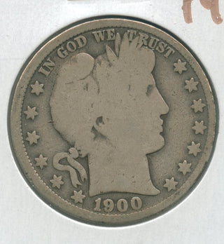 1900-S Silver Barber Half Dollar 50c San Francisco Mint  - KR267