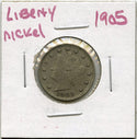 1905 Liberty V Nickel 5 Cent Coin- Five Cents - DM865