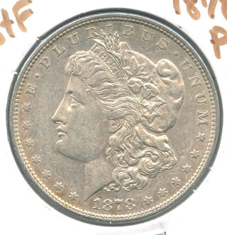 1878-P 8TF Morgan Silver Dollar $1 Philadelphia Mint - ER852