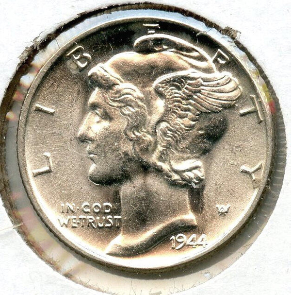 1944 Mercury Silver Dime - Gem Uncirculated - Philadelphia Mint - CC492