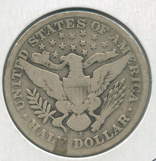 1909-S Silver Barber Half Dollar 50c San Francisco Mint  - KR310
