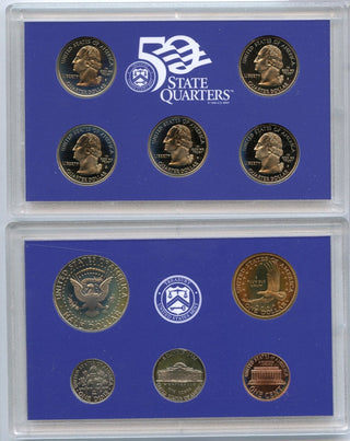 2001-S United States US Proof Set 10 Coin Set San Francisco Mint