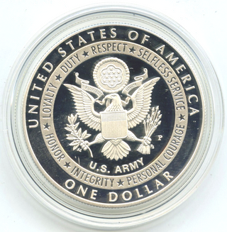 2011 United States Army Proof Silver Dollar US Mint Commemorative Coin - DM 783