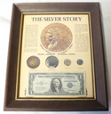 United States Silver Story Coin Currency Set 1923 Peace Toning 1935 $1 Note B701