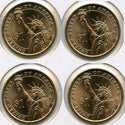 2011-D Presidential Dollar 4-Coin Set Johnson Grant Garfield Hayes Denver AQ786