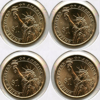2011-D Presidential Dollar 4-Coin Set Johnson Grant Garfield Hayes Denver AQ786