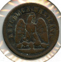 1887 Mexico Coin Un Centavo - Republica Mexicana - CC926