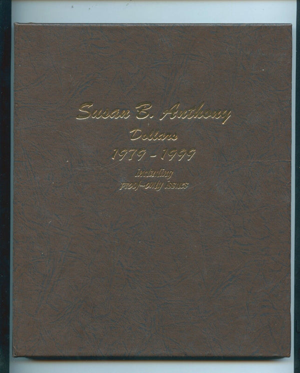 Susan B Anthony 1979 - 1999 Dansco  8180 Album 18 Coin Set W/ Proofs $1 - ER658