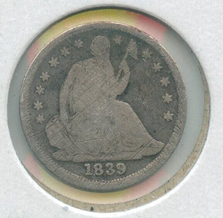 1839-P Silver Half Dime Philadelphia Mint - ER593
