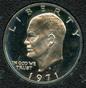 1971-S Eisenhower Ike Proof Dollar $1 San Francisco Mint - AG36