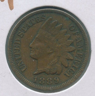 1889-P Indian Head Cent Penny 1c Philadelphia Mint - KR101