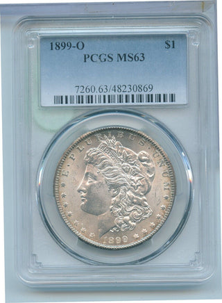 1899-O Morgan Silver Dollar PCGS MS63 - New Orleans Mint - ER432