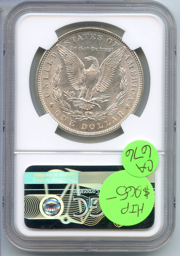 1887 Morgan Silver Dollar NGC MS65 Certified - Philadelphia Mint - CA676