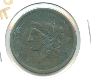1838 Cornet Head Large Cent 1C Philadelphia Mint - ER937