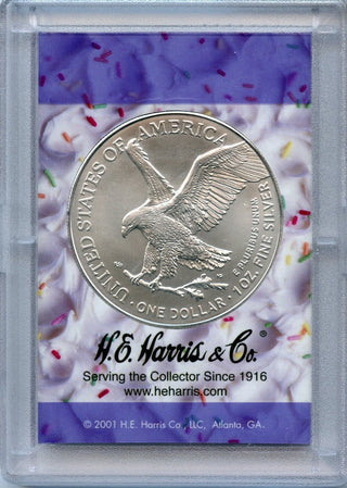 2024 American Silver Eagle 1 Oz Coin Happy Birthday Holder BU Uncirculated Gift