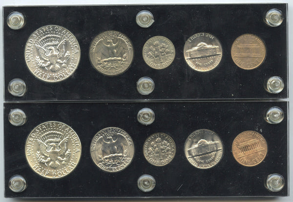Run of 1965 - 1969 United States Mint Coin Sets + Capital Holders - G270