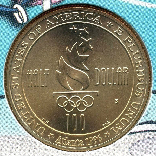 1996-S Atlanta Olympics Swimming Half Dollar Young Collectors US Mint OGP - A175