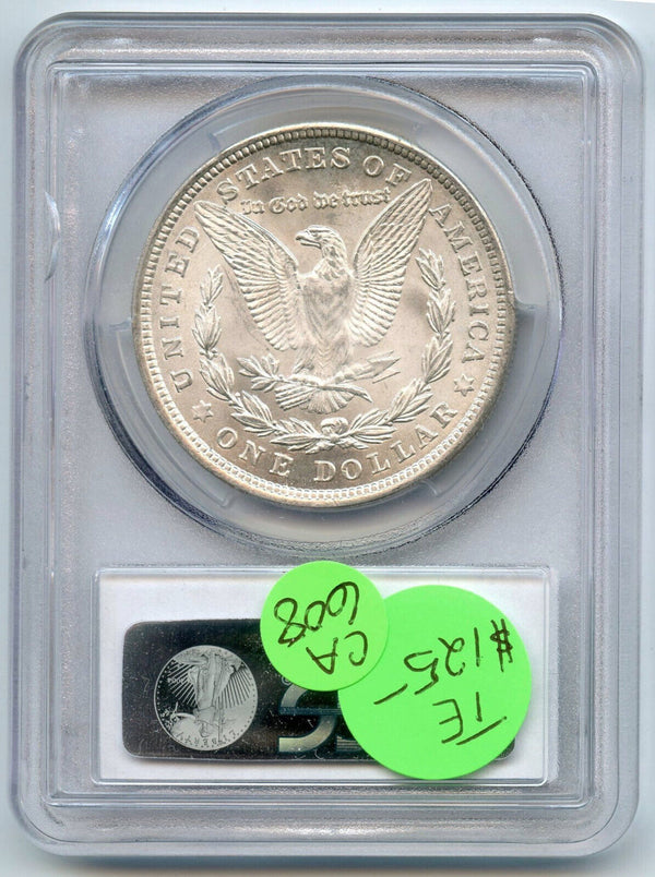 1921 Morgan Silver Dollar PCGS MS63 Certified - Philadelphia Mint - CA608