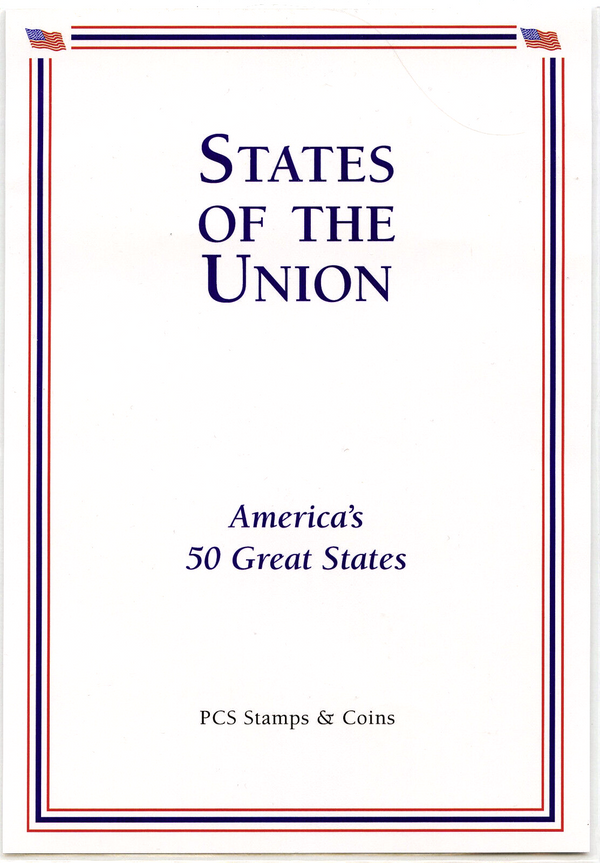 State of the Union 58-Quarters & Stamps PCS Album Gregory L. Campbell -DM324